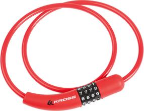 Raktas Kross KZS 250, plastikas/metalas, raudona sp.