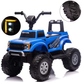 Детский электрический квадрицикл Milly Mally Ford F-150 Raptor, синий цв.