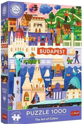Puzle The Art Of Colour Budapeszt 12107, 68.3 cm x 48 cm, 1000 gab., daudzkrāsaina