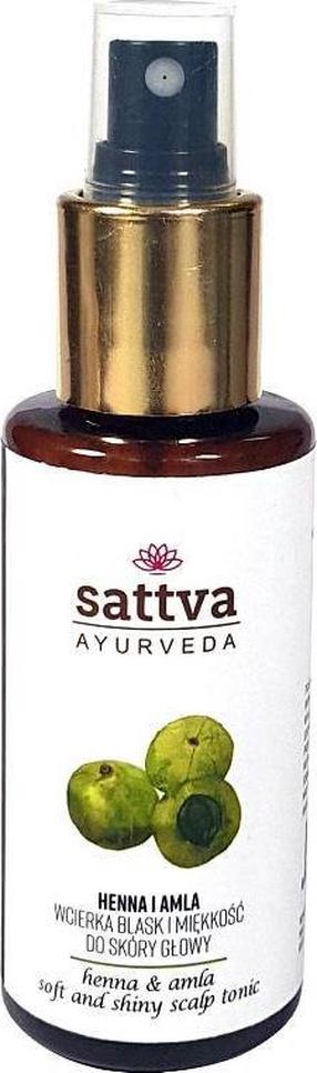 Тоник для волос, для кожи головы Sattva Henna & Amla Soft And Shiny Scalp, 100 мл