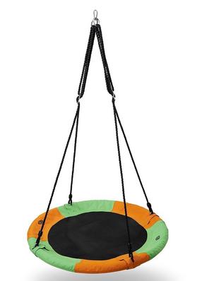 Ligzdas šūpoles Nils Stork's Nest NB5003, 90 cm, zaļa krās./oranža krās.