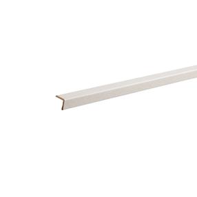 Viimistlusnurk Neutral Ash White 9008, valge v./liivakarva pruun v., 260 cm x 2.2 cm