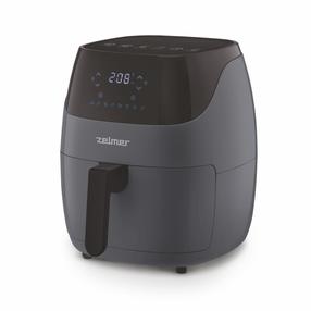 Karšto oro gruzdintuvė Zelmer Elektra ZAF5502G, juoda sp./pilka sp., 1500 W, 5 l
