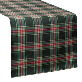 Kalėdinis stalo takelis stačiakampė Aurora, raudona/žalia, 40 x 140 cm