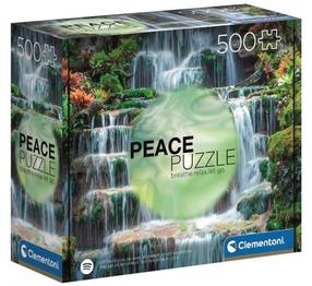 Dėlionė Clementoni Peace The Flow 35117, 36 cm x 49 cm, 500 vnt., įvairių spalvų