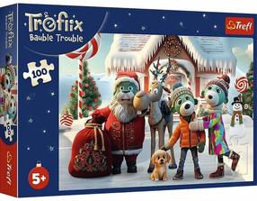 Pusle Trefl Christmas: Santa and Reindeer to the Rescue, 41 cm x 27 cm, 100 tk