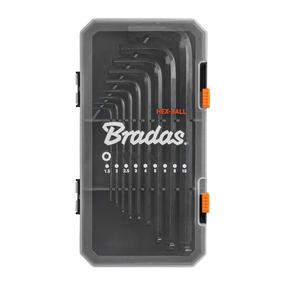 Kuuskantvõti Bradas Long, kuusnurkne, 9 tk