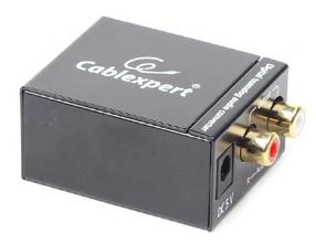 Adapteris Gembird Converter RCA / RCA x2 Toslink / Coax, RCA x 2, juoda sp.