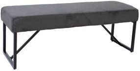 Prieškambario suoliukas Home4you Myla, tamsiai pilka sp., 110 cm x 36 cm x 42 cm