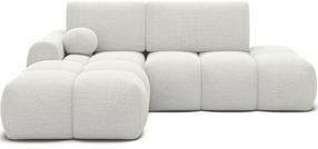 Kampinė sofa Vittario, balta sp., 170 x 227 cm x 95 cm