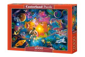 Dėlionė Castorland Man In Space 2000 el. C-200849, 68 cm x 92 cm, 2000 vnt., įvairių spalvų