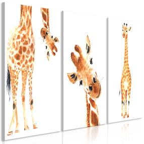 Reprodukcija Artgeist Funny Giraffes, g-b-0079-b-e, 60 cm x 30 cm