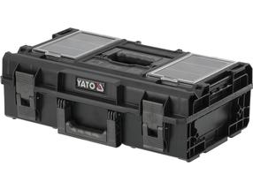 Ящик для инструментов Yato YT-09169, 58.5 см x 38.5 см x 19 см, черный цв.