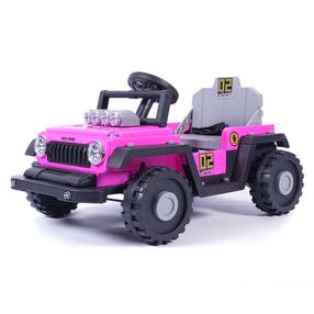 Bērnu elektroauto Milly Mally 2in1 Prime, rozā krās.