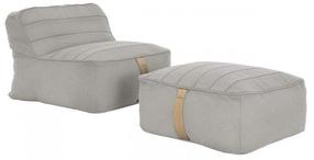 Āra mēbeļu komplekts Esti & Esta Sponge, bēša krās., 2 sēdvietas