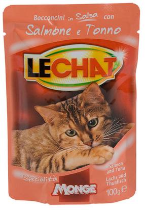 Kassi märgtoit Monge LeChat, kalaliha, 0.1 kg