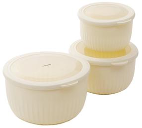 Pārtikas uzglabāšanas konteiners Homla Kerma 853130, 3 l, bēša krās.