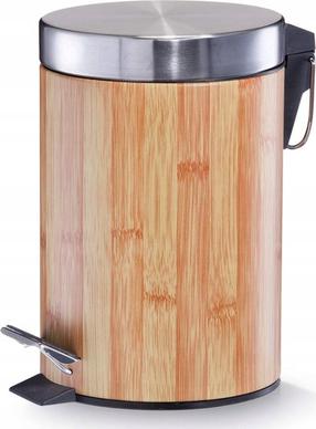 Šiukšliadėžė Zeller Bamboo 4552, ruda sp., 3 l, 25 cm x 17 cm