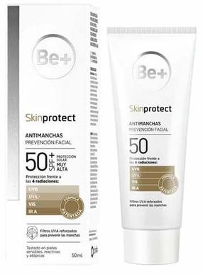 Krēms iedeguma kopšanai sejai Be+ Skin Protect Anti-Blemish SPF50, 50 ml