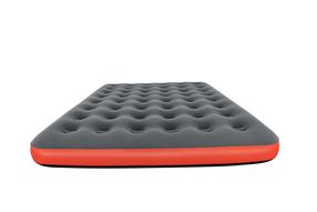 Pripučiamas čiužinys Bestway 67703, oranžinė sp./pilka sp., 203 cm x 152 cm x 22 cm