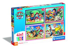 Dėlionė 4in1 Clementoni PAW PATROL 4IN1 21513, 19 cm x 14 cm, 72 vnt.