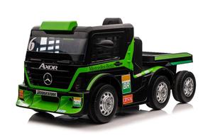 Детский электрогрузовик Lean Toys Mercedes XMX622B, зеленый цв.