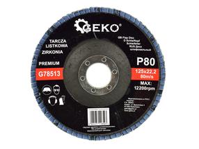 Žiedlapinis šlifavimo diskas Geko G78513, 125 mm x 22.23 mm