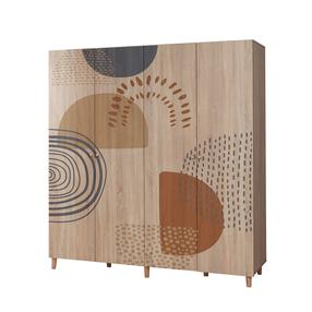 Шкаф Kalune Design Loni 4 975, коричневый цв., 52 см x 180 см x 192 см