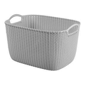 Krepšelis, daiktų saugojimo Curver Knit, 19 l, pilka sp., 40 x 30 x 23 cm