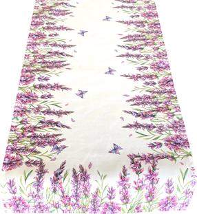 Stalo takelis stačiakampė OHA11-1, balta sp./violetinė sp./žalia sp., 40 x 140 cm