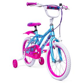 Bērnu velosipēds Huffy So Sweet Sky Blue, zila krās./rozā krās., 16", 16"