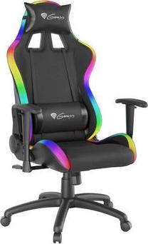 Spēļu krēsls Natec Trit 500 RGB NFG-1576, melna krās.