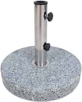Saulessarga pamatne Parasol Base, 40 cm, pelēka krās.