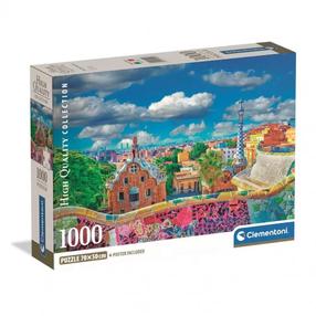 Dėlionė Clementoni Barcelona Park Guell 39954, 50 cm x 70 cm, 1000 vnt., įvairių spalvų