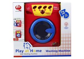 Žaislinė buitinė technika Play At Home Washing Machine, raudona sp.