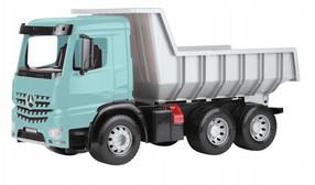 Rotaļu pašizgāzējs Lena Giga Trucks Mercedes Arocs 02148, gaiši zila krās.