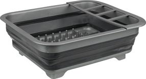 Salokāms trauku plaukts Abbey Camp Lindau-012, 36.5 cm, 12 l, antracīta krās./pelēka krās.