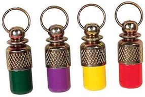 ID-брелок для собаки Zolux Colored Address Tube, красный цв./желтый цв./зеленый цв.