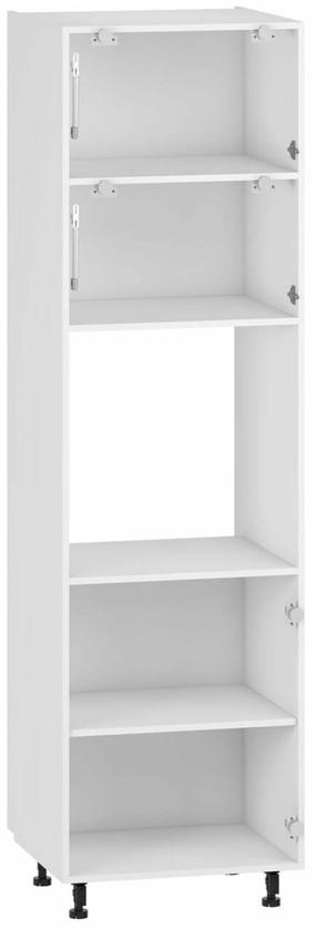 Apatinė virtuvinė spintelė Vento DP-60/214, balta sp., 56 cm x 60 cm x 214 cm