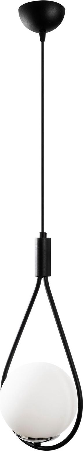Lampa karināms Opviq Mudoni MR - 937 536NTD1133, E27, 1 x 40 W, balta krās. / melna krās.
