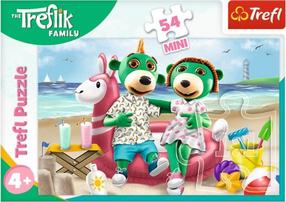 Пазл Trefl The Trefliks' Happy World 3, 13 см x 20 см, 54 шт., многоцветный