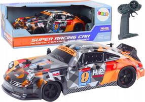 Pадиоуправляемый легкий автомобиль Lean Toys Super Racing, 1:18, oранжевый цв./серый цв.