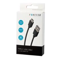 Laidas Forever, USB Type C/USB, juoda sp.
