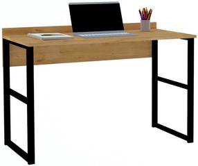 Kirjutuslaud Kalune Design Deha, 120 cm x 60 cm, 75 cm, must v./puidu v.