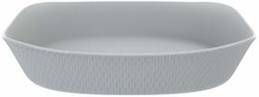 Stiklinis indas Luminarc Smart Cuisine Wavy Granit, pilka sp., 30 cm x 22 cm