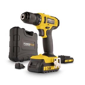 Akumulatora skrūvgriezējs - urbis ar bateriju Powerplus POWX00425, 16 V, 1.3 Ah