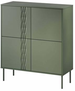 Komoda Cama Tresse, žalia sp., 110 cm x 110 cm x 40 cm
