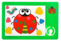 Edukacinė dėlionė Pocket Puzzle Ladybug, 0.5 cm, žalia sp.