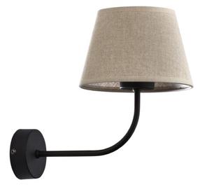 Šviestuvas sieninis TK Lighting Chicago 1 4186, E27, 1 x 15 W, smėlio sp. / juoda sp.