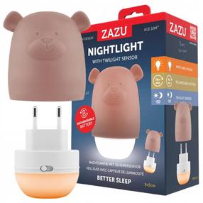 Nakts lampa Zazu Benny, brūna krās.